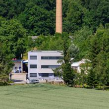 Sommer 2011: Neubau für Labor, Büro und Empfang